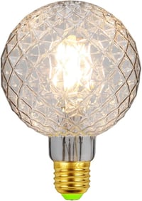 TIANFAN Vintage LED Izzó E27 - Kristály, Meleg Fehér, 4W, Dekoratív 5