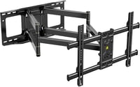 FORGING MOUNT TV Fali Tartó 765 mm Dupla Karos Konzol 50-90 Colos Lapos/Ívelt Televíziókhoz, 75 kg Teherbírás, Forgatható, Dönthető 1