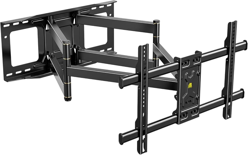 FORGING MOUNT TV Fali Tartó 765 mm Dupla Karos Konzol 50-90 Colos Lapos/Ívelt Televíziókhoz, 75 kg Teherbírás, Forgatható, Dönthető