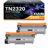 Toner Kuva TN2320 čierny pre tlačiarne Brother, kompatibilný s kazetou TN2310, DCP-L2520DW MFC-L2700DW L2720DW L2740DW DCP-L2560DW — súprava 2 ks 1
