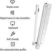 Állítható, csendes, automata ajtócsukó 80kg-ig - 2db csomag, szállodákba, raktárakba 3