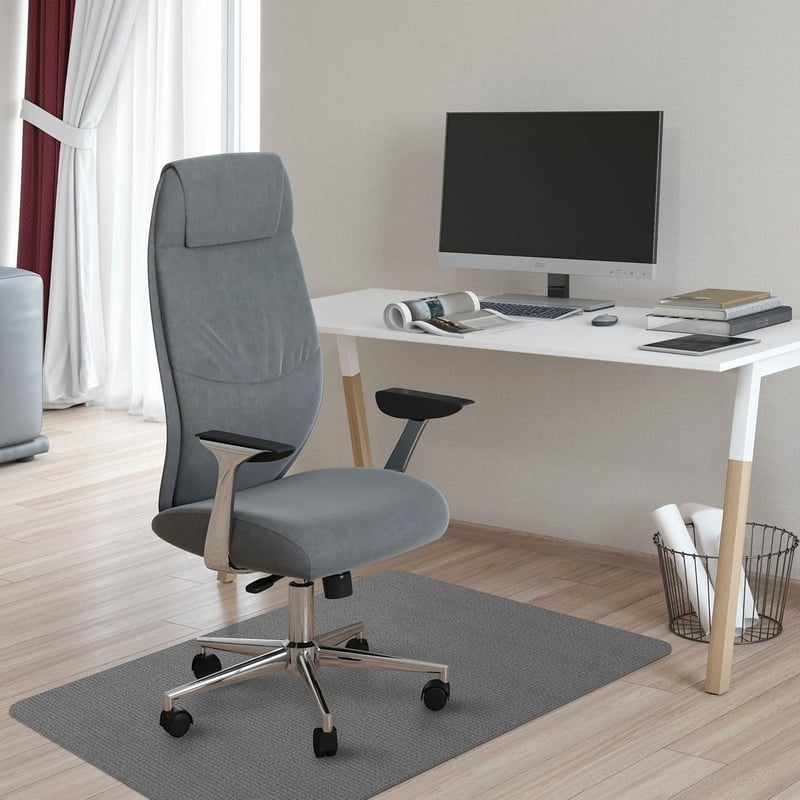 Aothia Sötétbarna Padlóvédő Szőnyeg Gamer Székhez 140x160cm - Laminált, Parketta, Csempe
