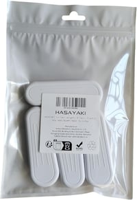 Hasayaki fehér műanyag függönysúly szett - 4 db-os függöny és roló kiegészítő 7
