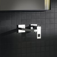GROHE Eurocube Kétlyukú Mosdó Csaptelep - Króm Kivitel, Fali Szerelésű, 171 mm Kifolyóval, Fürdőszobai Használatra 4