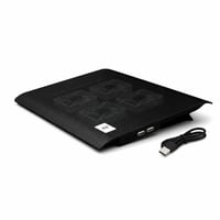 Cooler laptop NK pentru notebook-uri de 12-17 inchi, 4 ventilatoare silențioase, 2 porturi USB — defect, pentru piese: senzor defect (stare: vezi a 2-a poză) 1