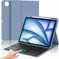 Billentyűzetes Tok iPad Air 13 Colos M4 2026 M3 2025 M2 Pro Modellekhez – Védő Keyboard Case Magyar Kiosztással 1