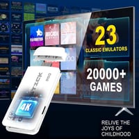 NOBES 2025 Retro Játékkonzol – 22.000+ Klasszikus Játék, 2 Vezeték Nélküli Kontrollerrel, HDMI Plug & Play, Ultra Pro 2