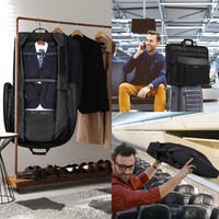 Samsonite XXL Öltönytáska Laptoptartóval - Fekete, 3 Öltönyhöz, 40" 7
