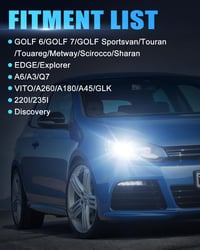 SUPAREE H15 LED fényszóró izzó, 6500K, 12000LM, vízálló, 2 db 8