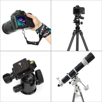 Rozsdamentes 1/4" D-gyűrűs kamera csavar szett, 5 db-os 5