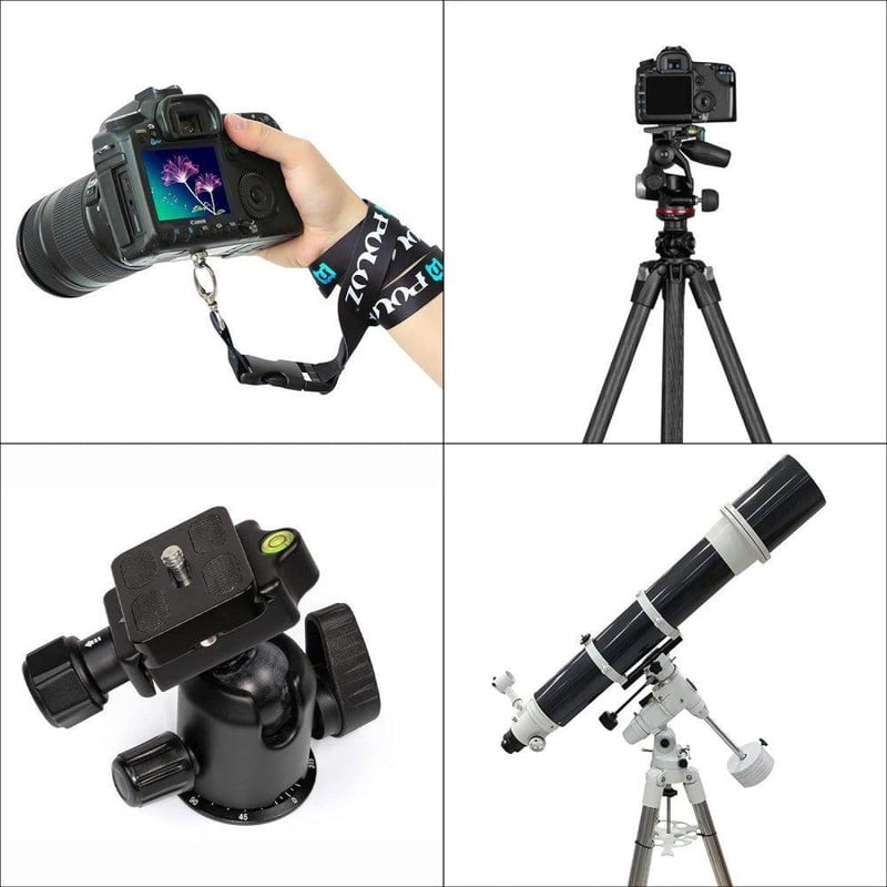 Rozsdamentes 1/4" D-gyűrűs kamera csavar szett, 5 db-os