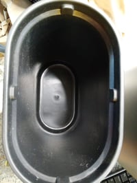 Coș de gunoi de perete Relaxdays, 5 litri, cu recipient interior, suspendabil — lipsesc autocolantele de fixare (stare: vezi a 2-a imagine) 2