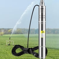 VEVOR 3" Mélykúti Szivattyú 550W - 35L/perc Vízhozam, 108m Emelőmagasság, Rozsdamentes Acél, Homokálló, 20m Kábellel, Édesvíz Ellátáshoz 8