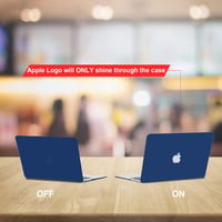 MacBook Air 13" (2010-2017) ultravékony védőtok + EU billentyűzetvédő, sötétkék - TECOOL 6