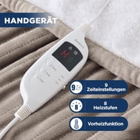 Bedsure elektromos takaró 130x180cm, 8 fokozatú, időzíthető, gyors fűtésű 4