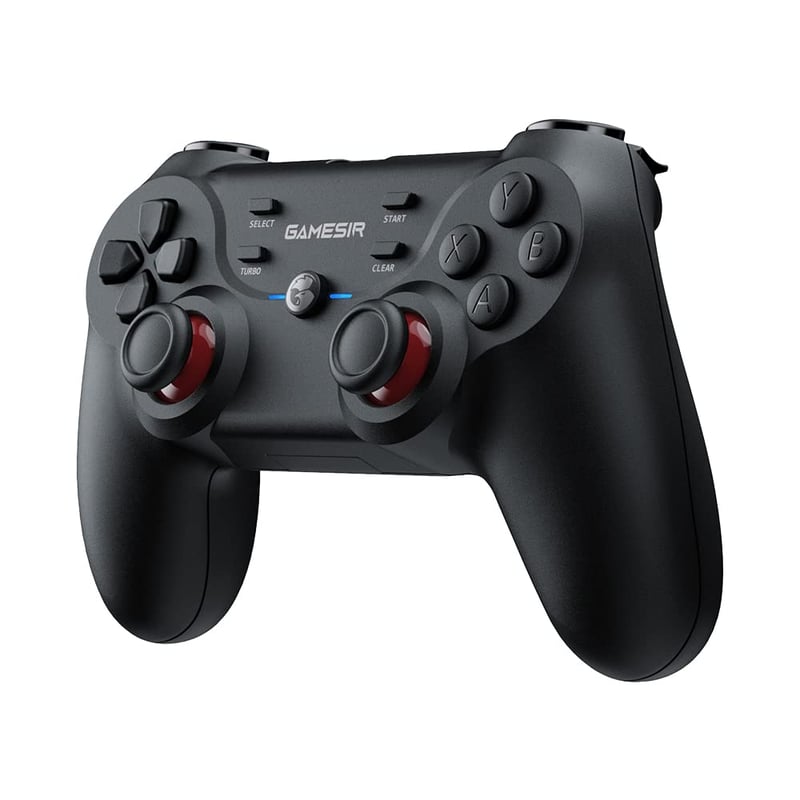 GameSir T3 Vezetékes és Vezeték Nélküli Kontroller Windows 7/10+ és Android TV Box Rendszerekhez, Turbo Funkcióval, Beépített Akkumulátorral