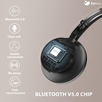 Earbay Bluetooth Headset Mikrofonnal - Zajszűrős, USB-s Vezeték Nélküli Fejhallgató PC-hez, Rózsaarany 2