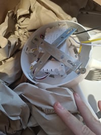 Stropný ventilátor Shengruili s LED svetlom, 6 rýchlostí, nastaviteľné biele svetlo, ovládanie diaľkovým ovládačom a aplikáciou, tichý, do spálne 3