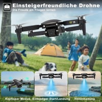 TTROARDS TT19 Mini Drón 1080p Kamerával - 180° Akadályérzékelés, 40 km/h Sebesség, 5G WiFi, Állítható Kamera, Összecsukható Quadcopter Kezdő 6