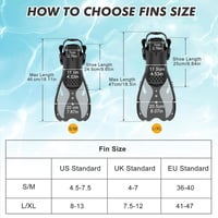 KUYOU Snorkel szett felnőtt búvármaszk teljes száraz rendszer szivárgásmentes, L/XL EU (41-47) 12