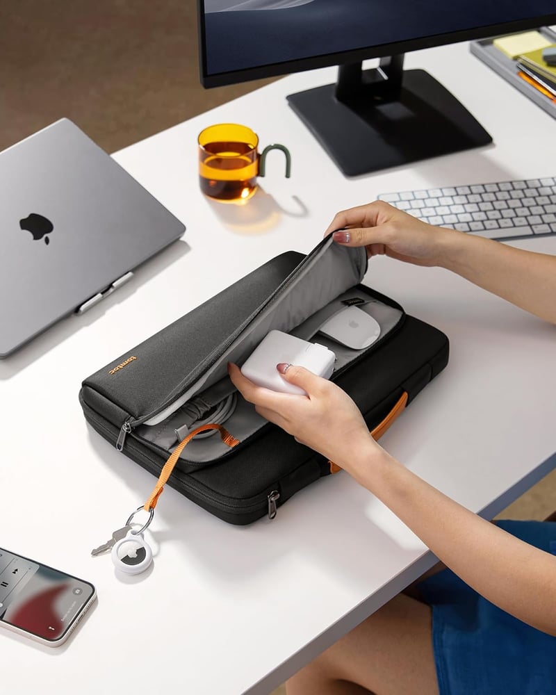 TomToc 360° védőtok 14" MacBook Pro M3/M2/M1 Pro/Max laptophoz, ütésálló, vízlepergető
