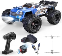 DEERC H16E Távirányítós Autó 1:16 Kefenélküli Motor 70 km/h - 4WD Versenyautó 2 Akkumulátorral 40 Perc Üzemidővel, 2.4 GHz RC Jármű 1
