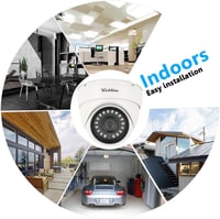 WESTSHINE 1080P Kültéri Biztonsági Dóm Kamera - 4-in-1 Kompatibilitás, 2.8mm Széles Látószög, 65 Láb Éjjellátó, IP66 Vízálló, Fém Ház 6