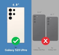 Samsung Galaxy S23 Ultra Átlátszó Ütésálló Tok Gyűrűs Állvánnyal 2