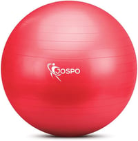 Jospo Piros Fitnesz Labda Pumpával - Kis Méret, 350kg Teherbírás 1