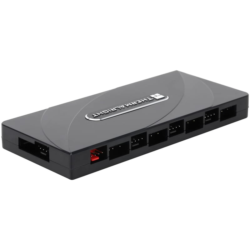 Thermalright 8 portos ARGB/PWM ventilátor vezérlő hub SATA táppal