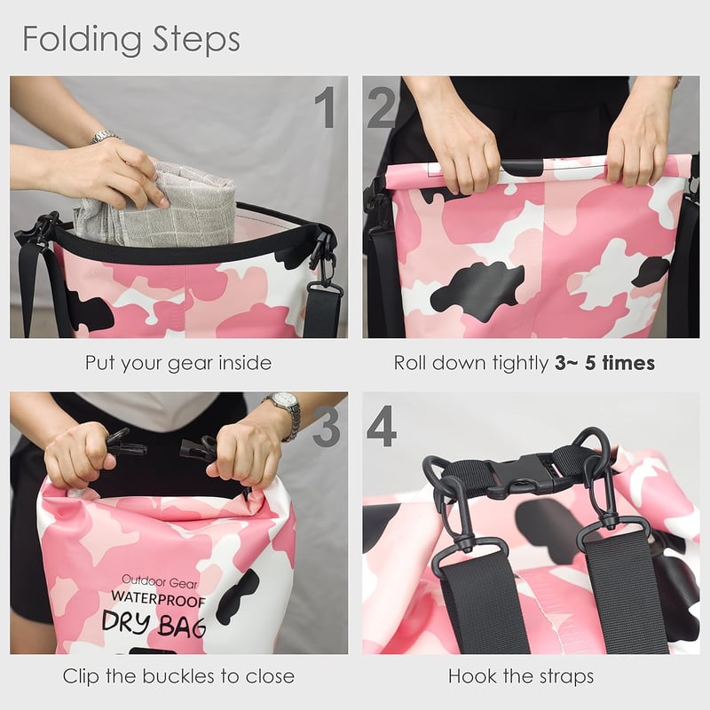 YUMQUA Vízálló Száraztáska 5-40L - Kajak, Horgászat, Túrázás