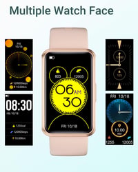HUAKUA Okosóra Lépésszámlálóval - Nagy Kijelzős, Vízálló Fitnesz Tracker, App Nélkül 8
