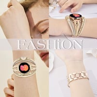 VISOOM Boho Bőr Karkötő Samsung Galaxy Watch 7/6/5/4 Órához - 20mm Többrétegű Gyöngyös Szíj Női Okosórához, Khaki Kör Dizájn 7