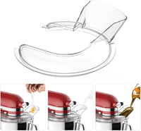 KitchenAid robotgéphez kiöntésvédő fedél, 4,5-5 literes keverőtálhoz, átlátszó 3