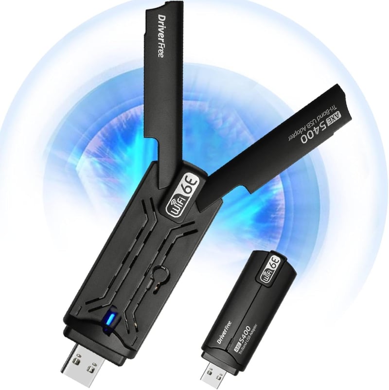 TP-Link Archer TX20UH Wi-Fi 6E USB adapter, 5400 Mbps, tri-band, Windows 10/11