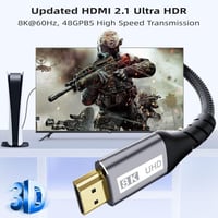 8K Ultra HD HDMI 2.1 kabel 1m - 48Gbps, podržava HDR, eARC, Dolby 5