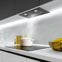 CIARRA CBCB5913A Beépíthető Páraelszívó Modul 52cm - 300m³/h, 3 Sebességfokozat, LED Világítás, Fekete, CBCF005 Szénszűrővel Kompatibilis 6