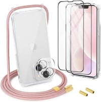 iPhone 14 Plus átlátszó tok kamera védőüveggel és fóliákkal - DiDaDi 1