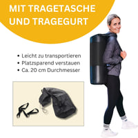 Muawo Prémium Fitness Matrac - Extra Vastag (1,5 cm) és Hosszú (190 cm) Csúszásmentes Edzőszőnyeg Jógához, Tornához, Kültéri-Beltéri Használ 2