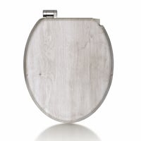 Schütte Lightwood MDF WC-ülőke Soft-Close mechanizmussal, világos fa — hibás, részben működik: tartóelem-törés (állapot: lásd a 2. képet) 1