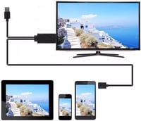 USB-HDMI adapter kábel 1080P, iPhone és Android kompatibilis 6