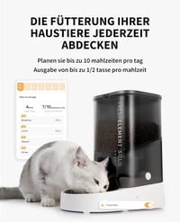 PETKIT Automata Macskaeledető 3L Rozsdamentes Acél Tálca Friss Zár Technológia - beige 2