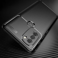 Motorola G71 5G szénszálas, ütésálló tok - koromfekete 4