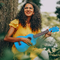 Everjoys Szoprán Ukulele Készlet - 21 Hüvelykes Fekete Hawaii Gitár Kezdőknek 8