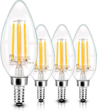 Edison E14 Dimmelhető LED Gyertyaizzó 4,5W, Vintage 2700K Meleg Fény 1