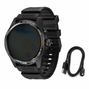 Muški pametni sat TicWatch Atlas, Wear OS, GPS, kompas, 5ATM — neispravan, djelomično radi: ekran je zapečen na dva mjesta (stanje: vidi 2. sliku)