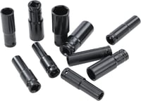 Katsu 1/2" Mély Dugókulcs Készlet 10 db (8-24 mm) - S2 Acél Ütvecsavarozóhoz, Autó, Motor Szereléshez, Műhelyekbe, Hordtáskával 4