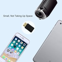 GINTOOYUN 2 db Mini HDMI Anya - HDMI Apa Adapter, Kompakt Átalakító Kamerákhoz, Tabletekhez, Fekete, Plug and Play 4