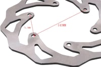 JFG RACING 260 mm Első Motorkerékpár Féktárcsa KTM SX/XC/EXC/XC-W és Husqvarna TC/FC/TX/FX/TE/FE Modellekhez 1998-2025 Rozsdamentes Acél 6