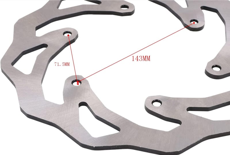 JFG RACING 260 mm Első Motorkerékpár Féktárcsa KTM SX/XC/EXC/XC-W és Husqvarna TC/FC/TX/FX/TE/FE Modellekhez 1998-2025 Rozsdamentes Acél